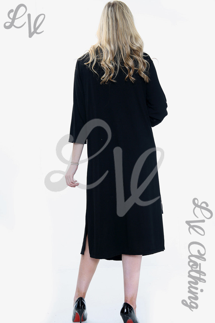Dames mouwloze jurk met dierenprint & vest 2-delige set - Stukprijs WAS € 10,01