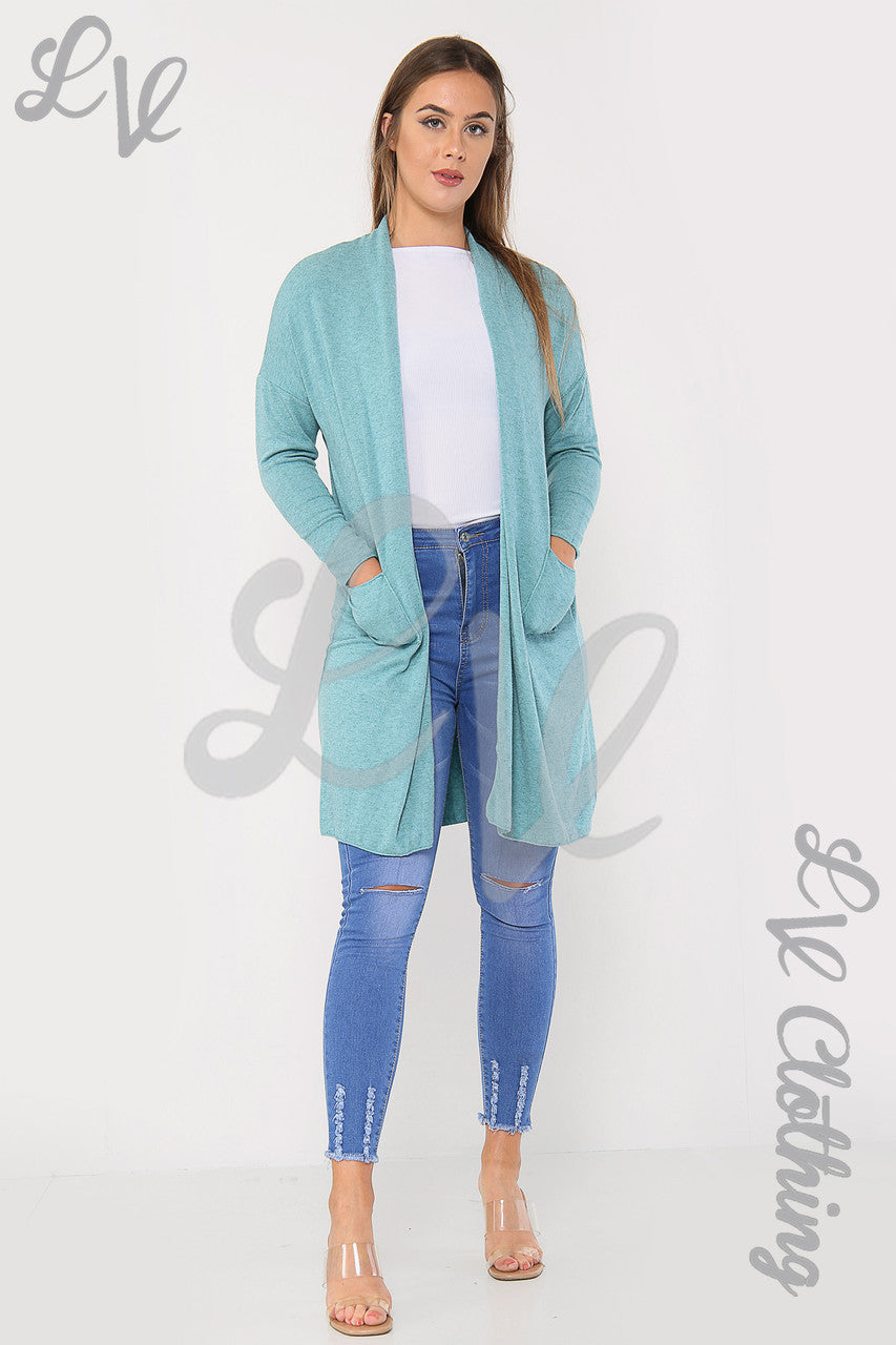 Ladies Plain Fine Knit Cardigan Tiffany - Unit Price £13.99