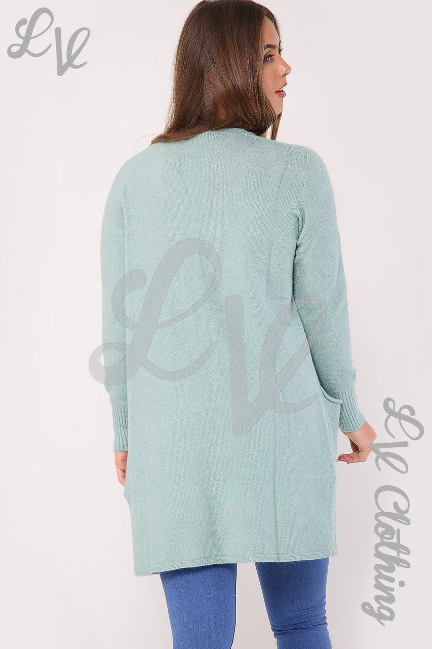 Ladies Plain Knitted Cardigan Tiffany - Unit Price £13.99