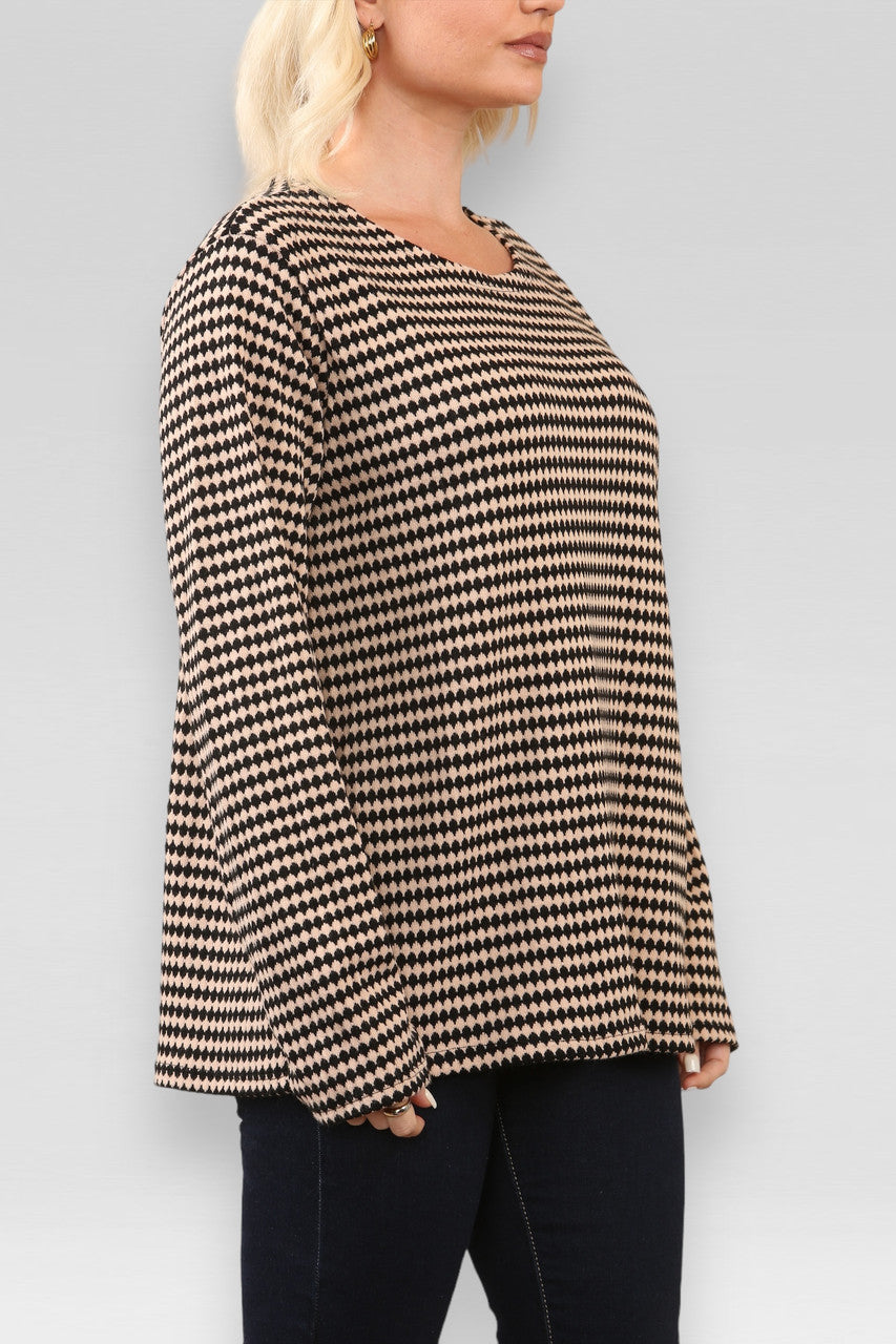 DOGTOOTH PRINT TRUI STEEN