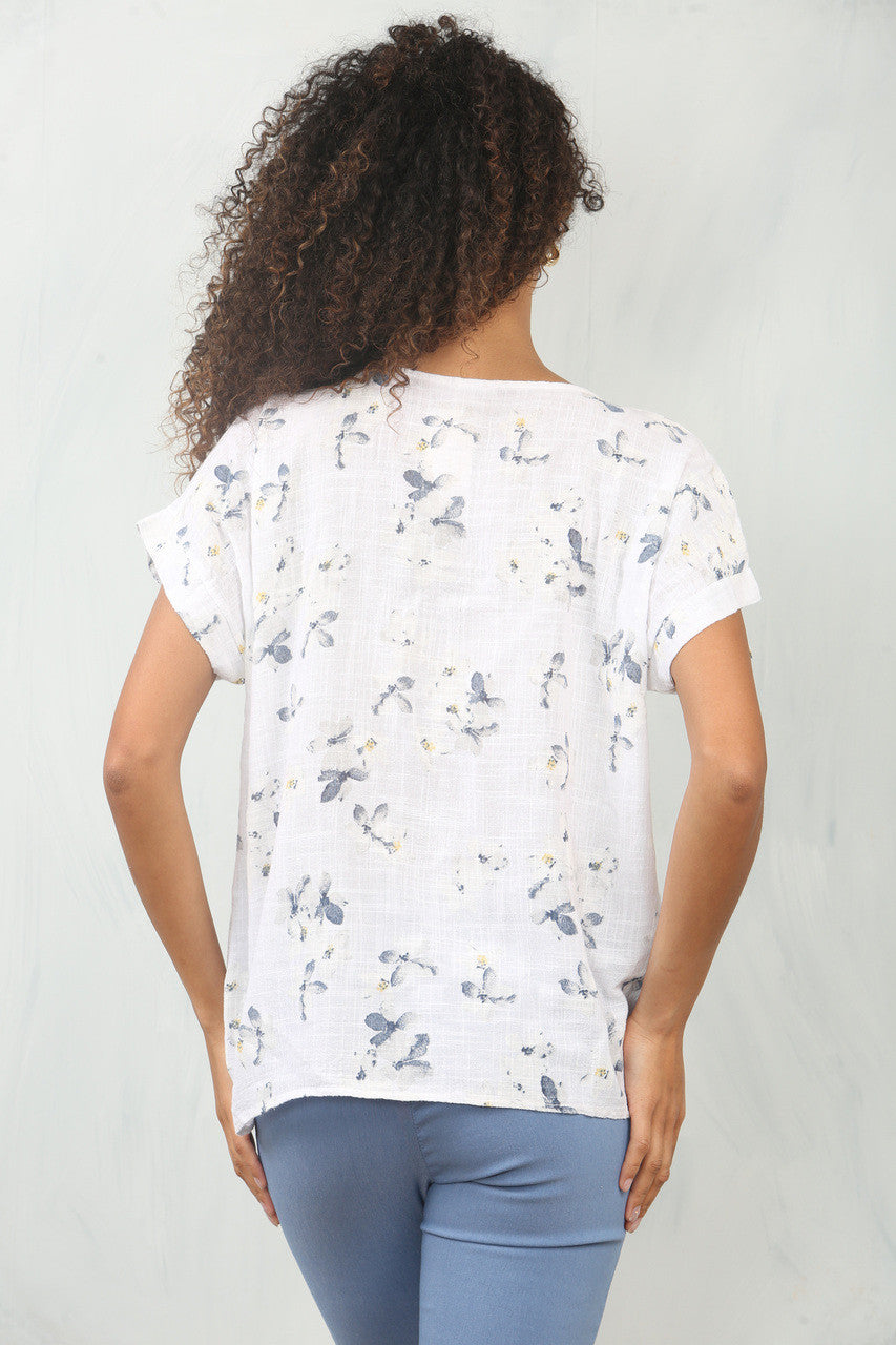 BLOSSOM PRINT TOP WIT