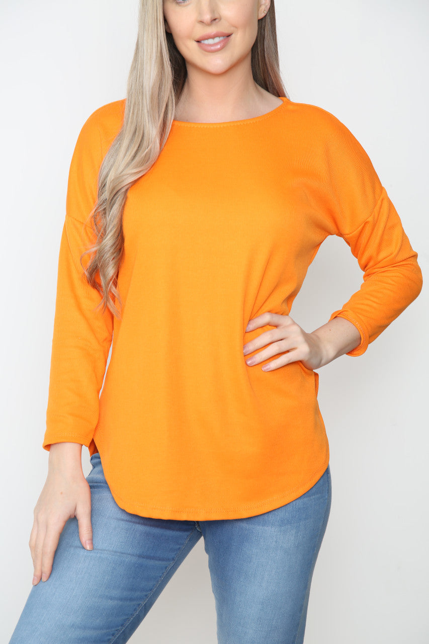Damesringrugdetail top Oranje