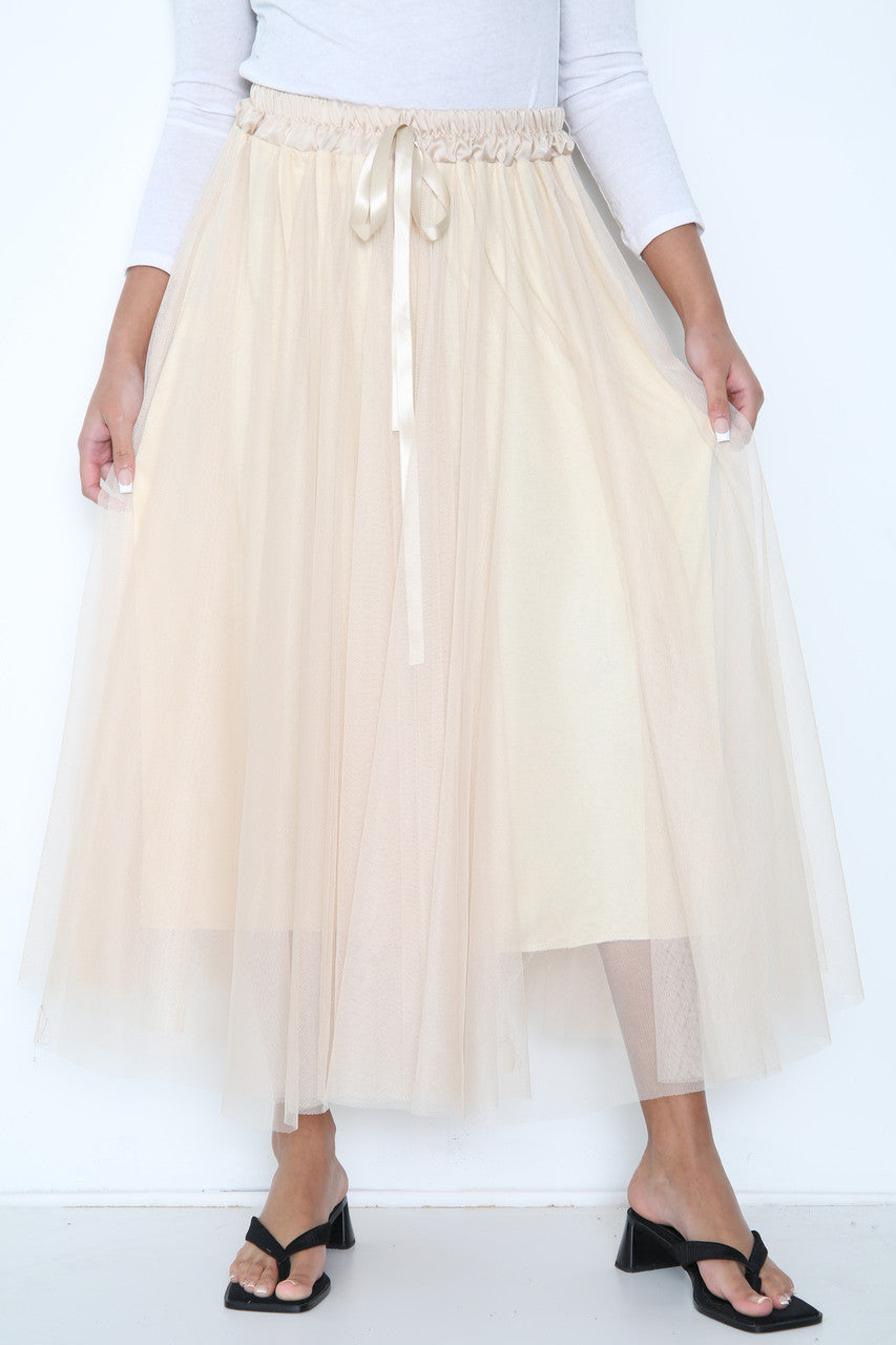 Ladies Skater Skirt Stone