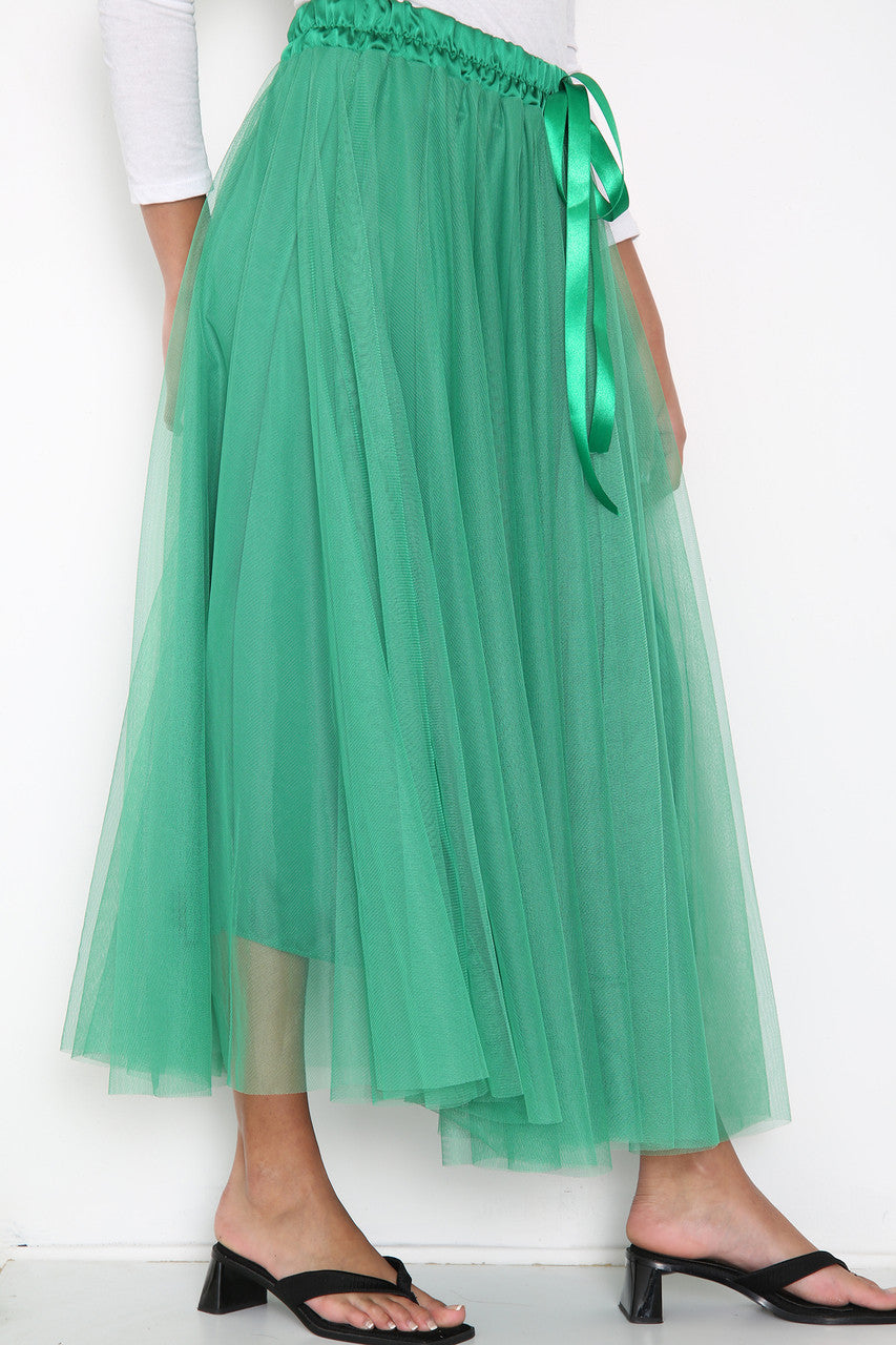 Ladies Skater Skirt Green