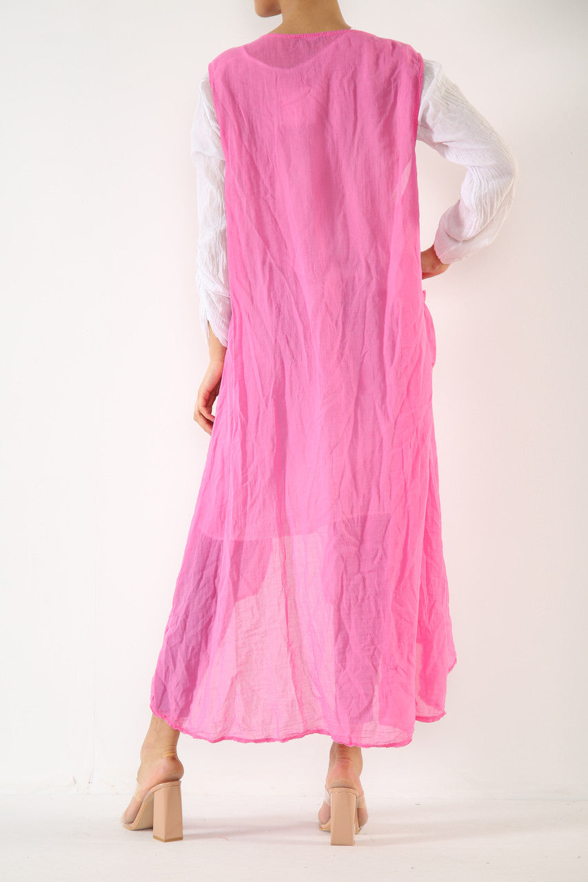 Ladies 2 Piece Set Tunic Top Dress Cerise