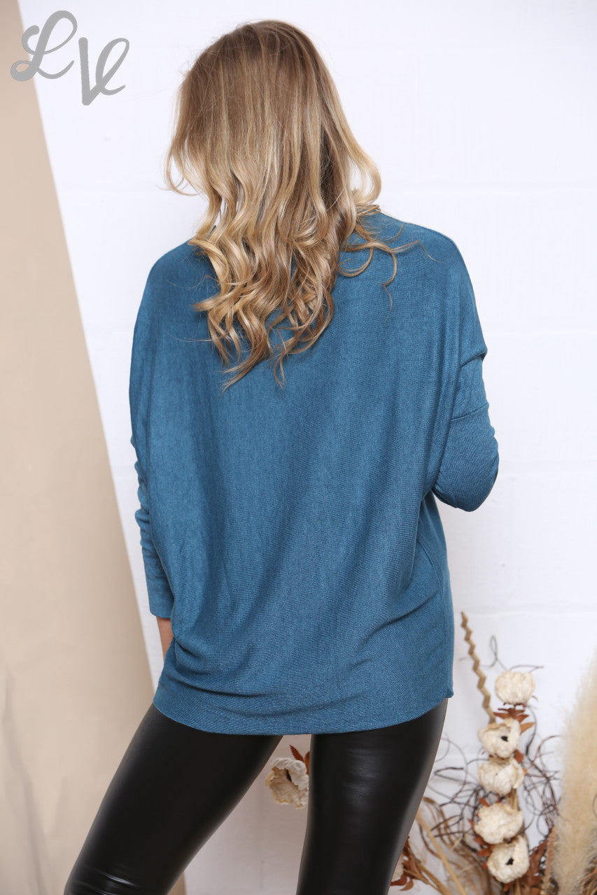 Dames Top met Pailletten Hartgroen Stukprijs €9,99