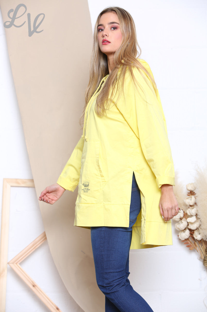 Dameshoody met rits Lemon