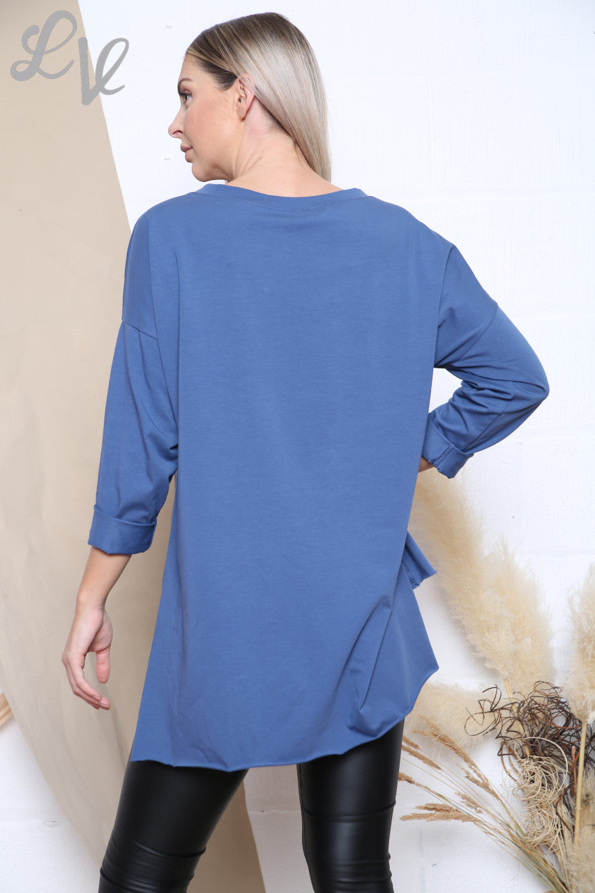 Ladies Pocket & Badge Detail Top Denim Unit Price £6.99