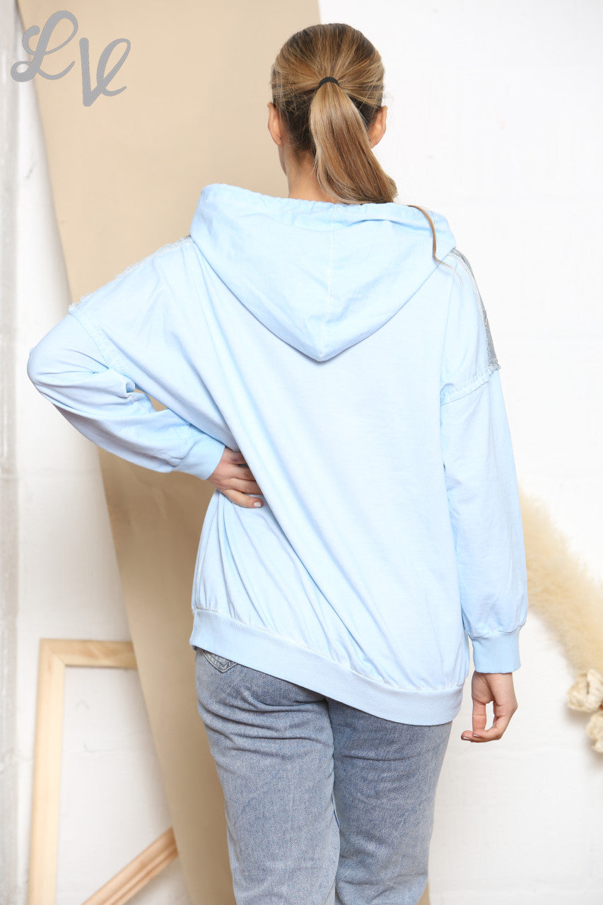 Ladies Camouflage Foil Patchwork Jacket Top Tiffany
