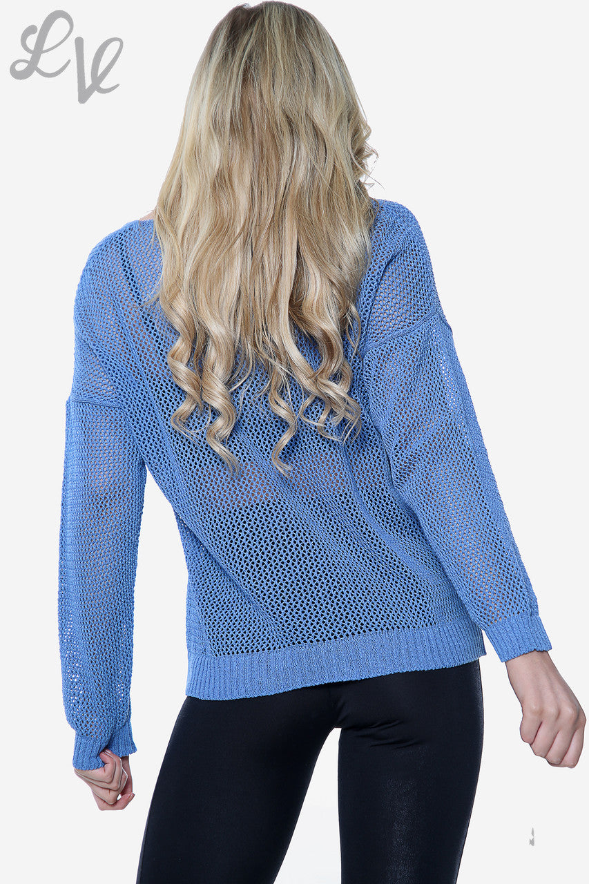 Dames Visnet Top Koningsblauw Stukprijs € 9,99