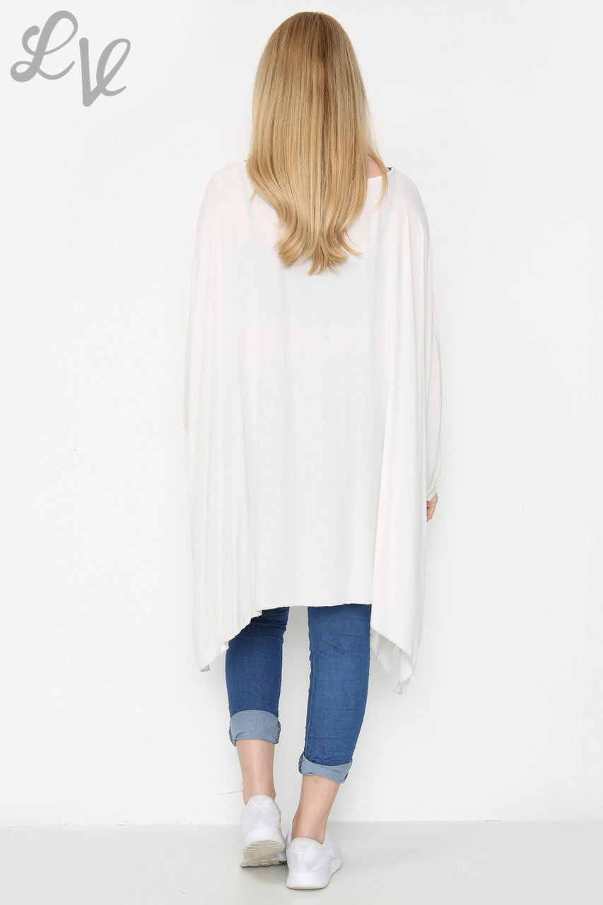Dames Folie Tulp Print Fluwelen Top Steen Eenheidsprijs €11,99