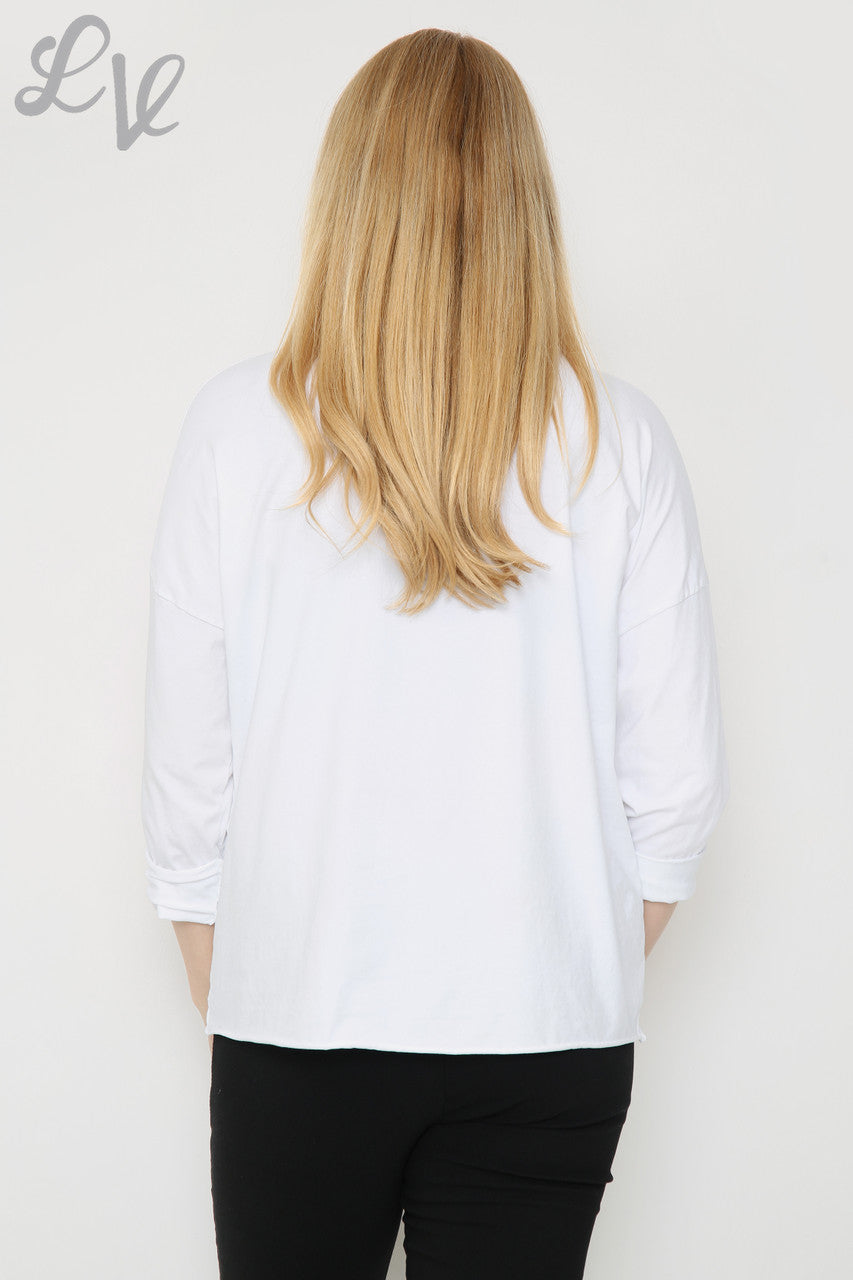 Dames Star Graphic Top Wit Prijs per eenheid £ 9,99