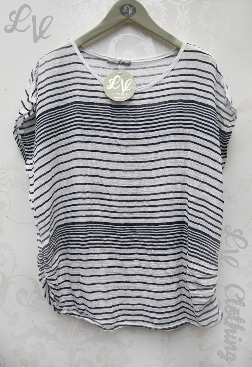 Ladies Horizontal Stripes Top £8.99
