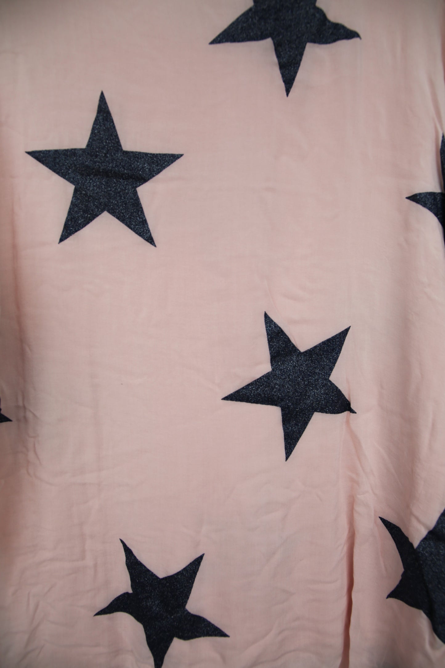 Ladies Star Print Layered Top with Ruffled Hem £9.99