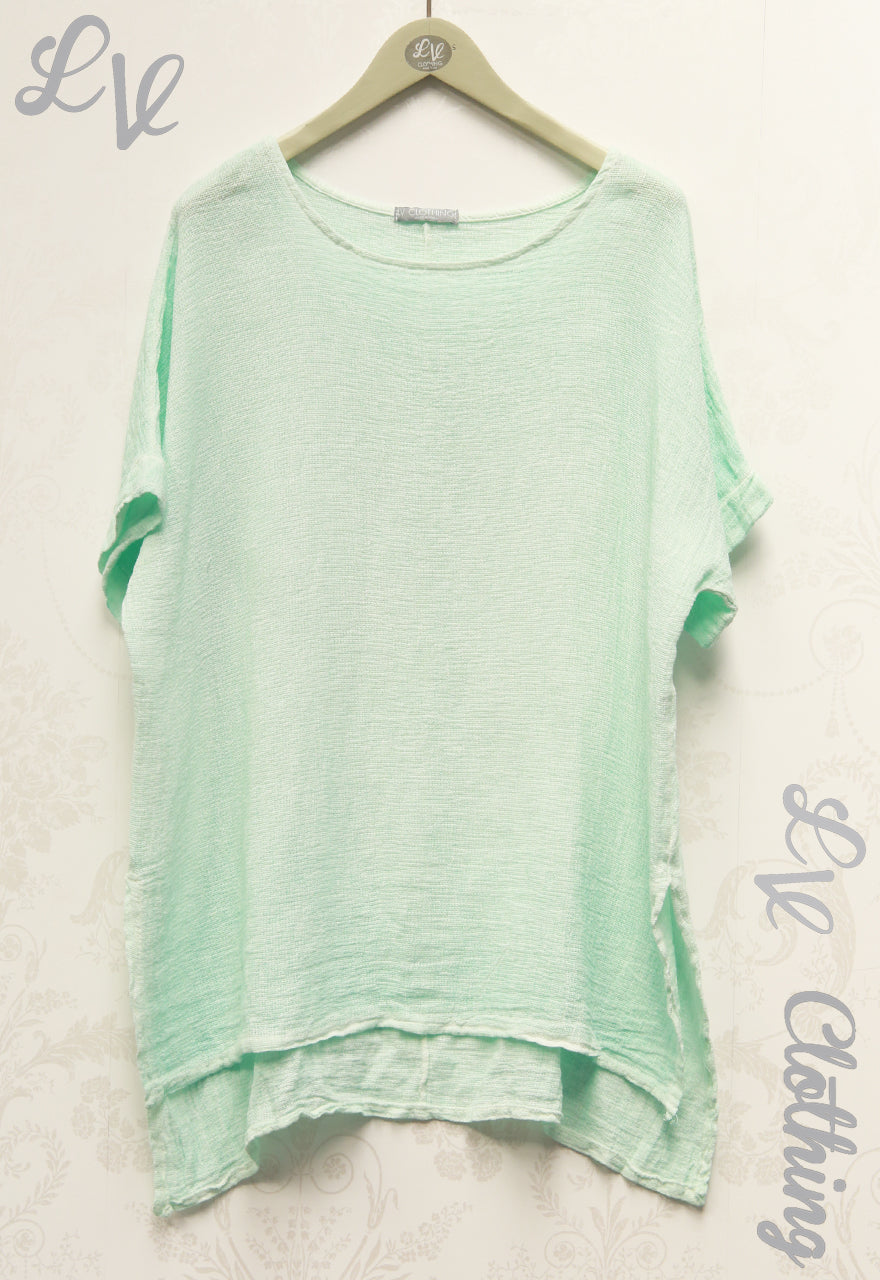 Ladies Short Sleeved Cotton Tunic £9.99