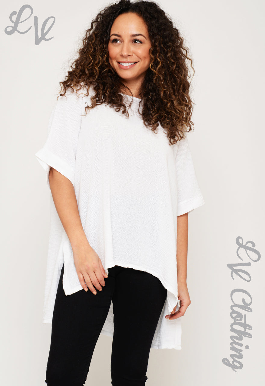 Ladies Short Sleeved Cotton Tunic £9.99