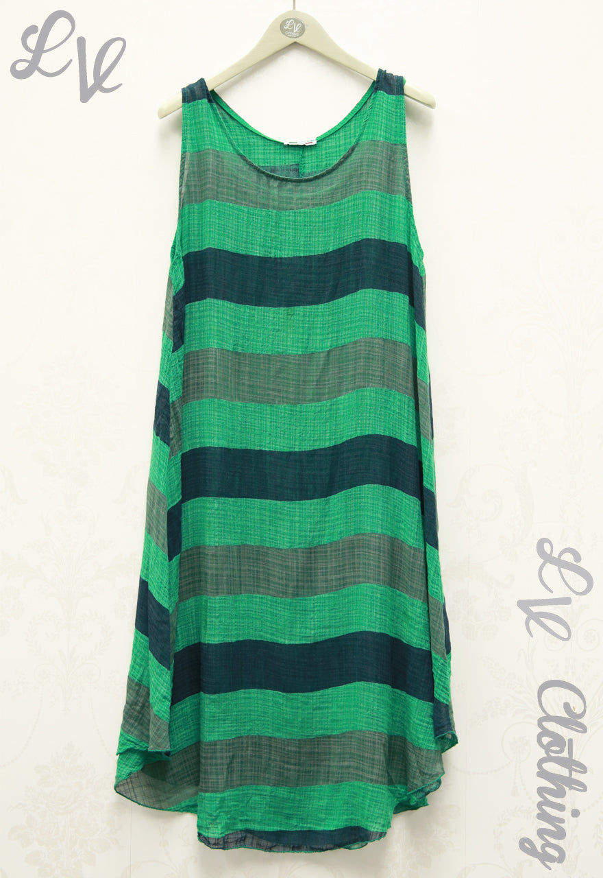 Dames mouwloze gelaagde zomerjurk €13,99