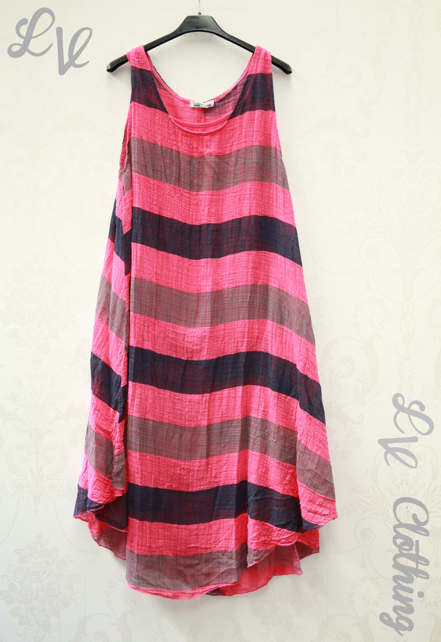 Dames mouwloze gelaagde zomerjurk €13,99