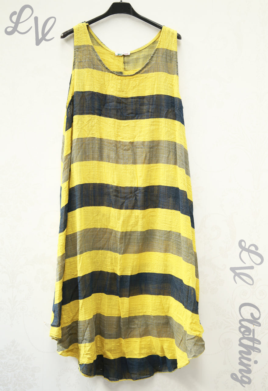 Dames mouwloze gelaagde zomerjurk €13,99