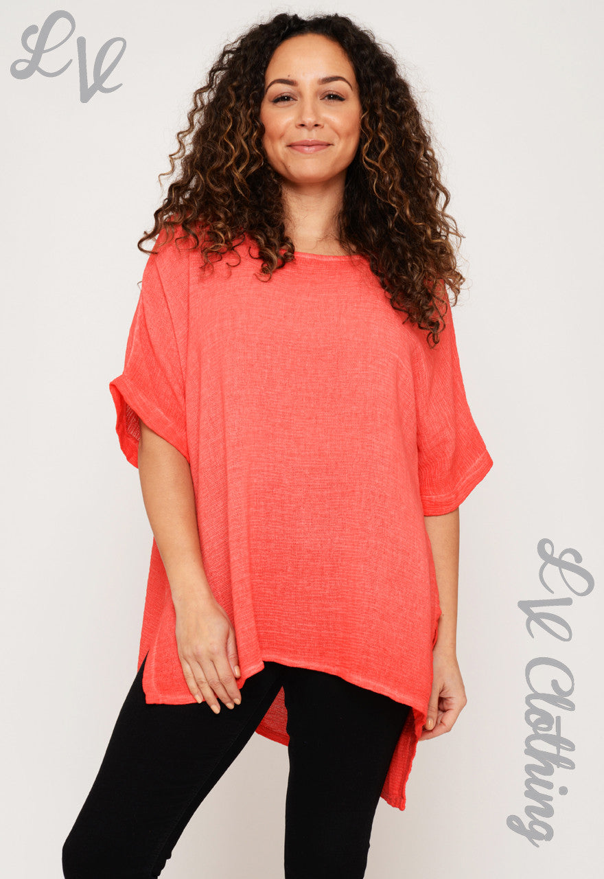 Ladies Short Sleeved Cotton Tunic £9.99