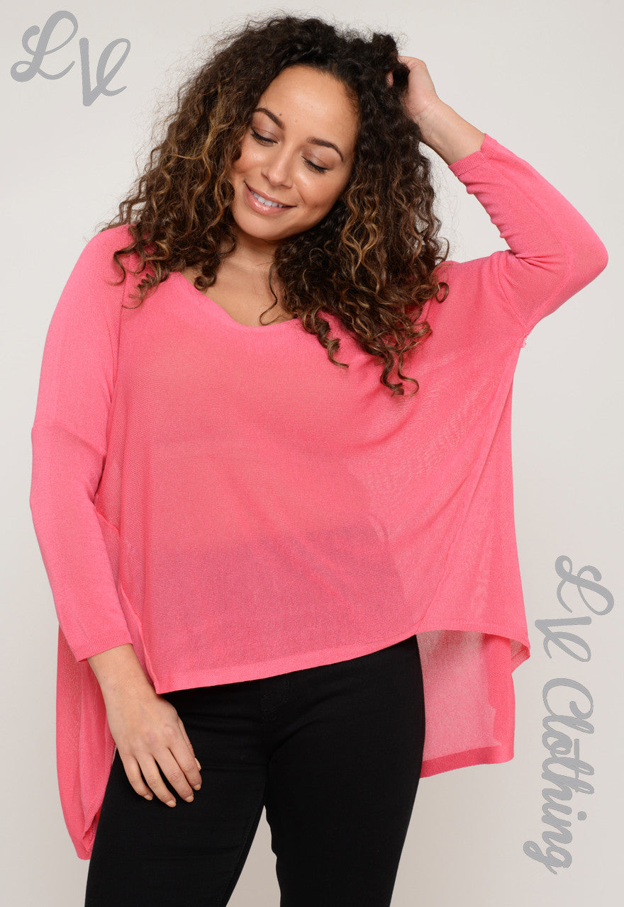 Ladies Oversized Batwing Jumper £17.99