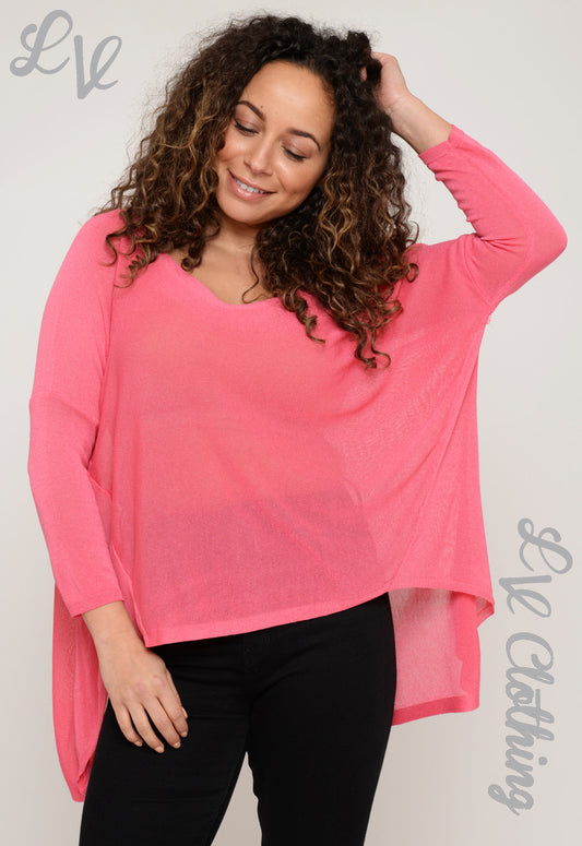 Ladies Oversized Batwing Jumper £17.99