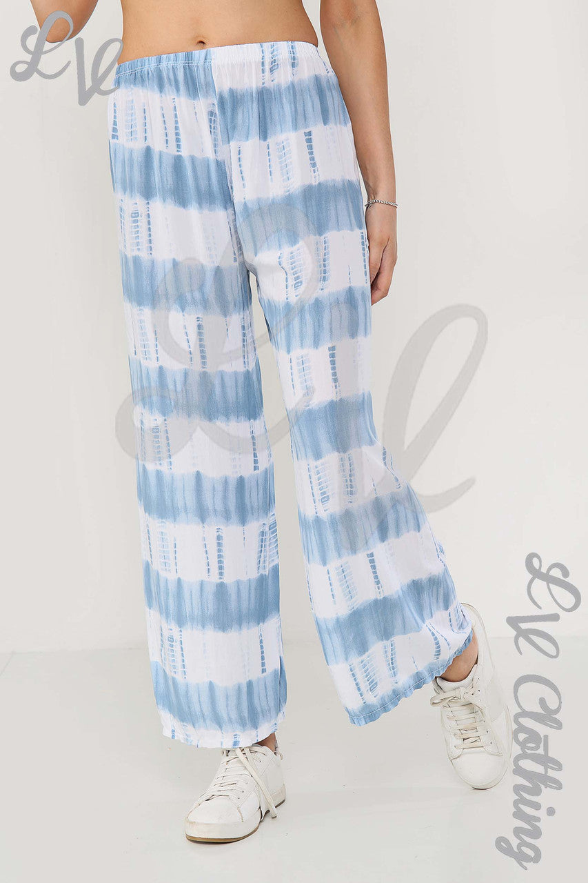 Ladies Tie Dye Culottes Trousers Denim - Unit Price £6.99
