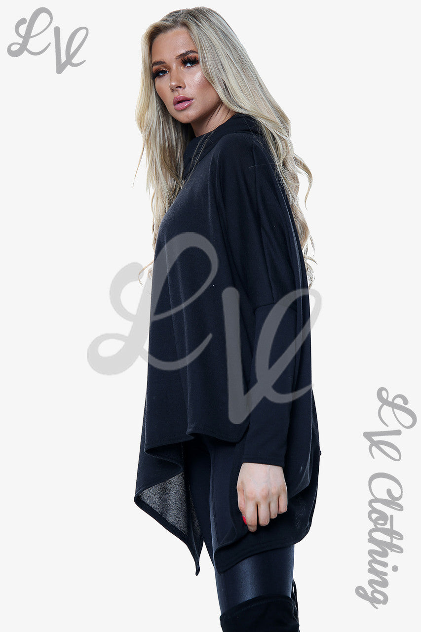 Dames Marl Top Met Col Zwart Stukprijs € 11,99