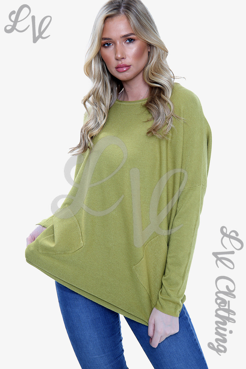 Dames trui met gekruiste rugdetail Chartreuse - Prijs per stuk £20,99