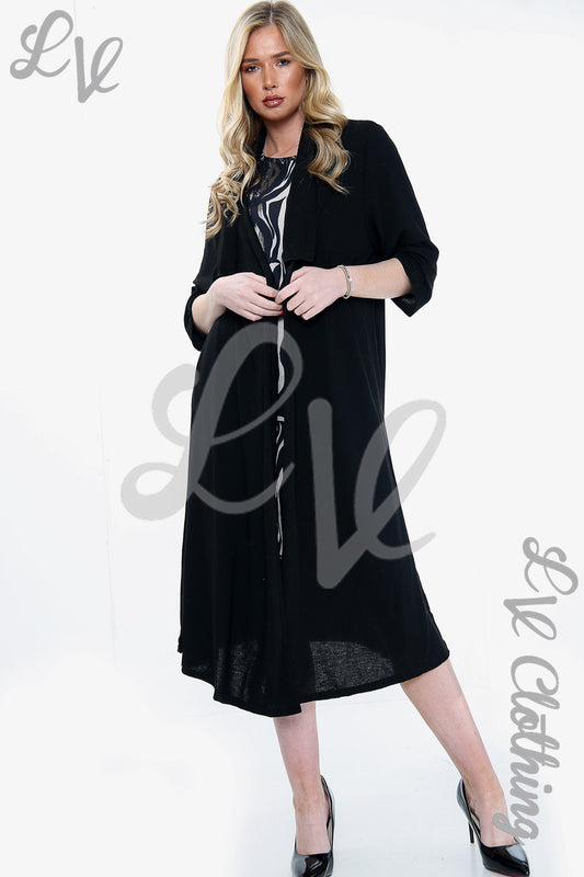 Dames mouwloze jurk met dierenprint & vest 2-delige set - Stukprijs WAS € 10,01