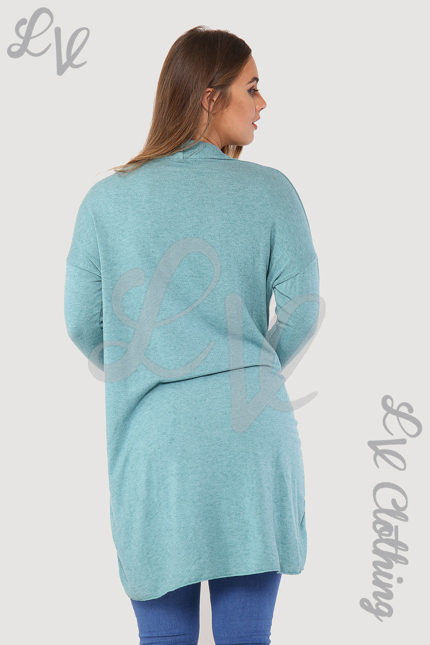Ladies Plain Fine Knit Cardigan Tiffany - Unit Price £13.99