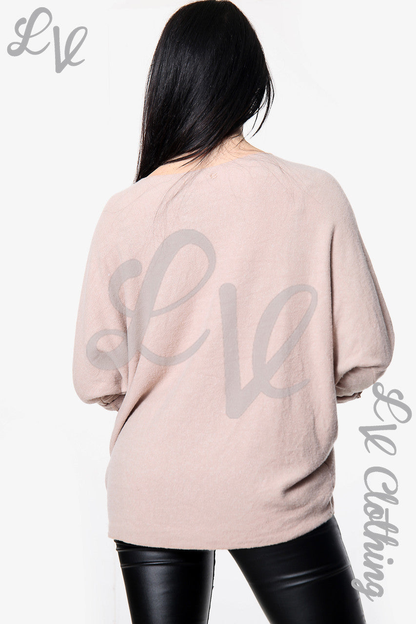 Dames Gebreide Trui met Vlinderprint Steen Stukprijs €11,99