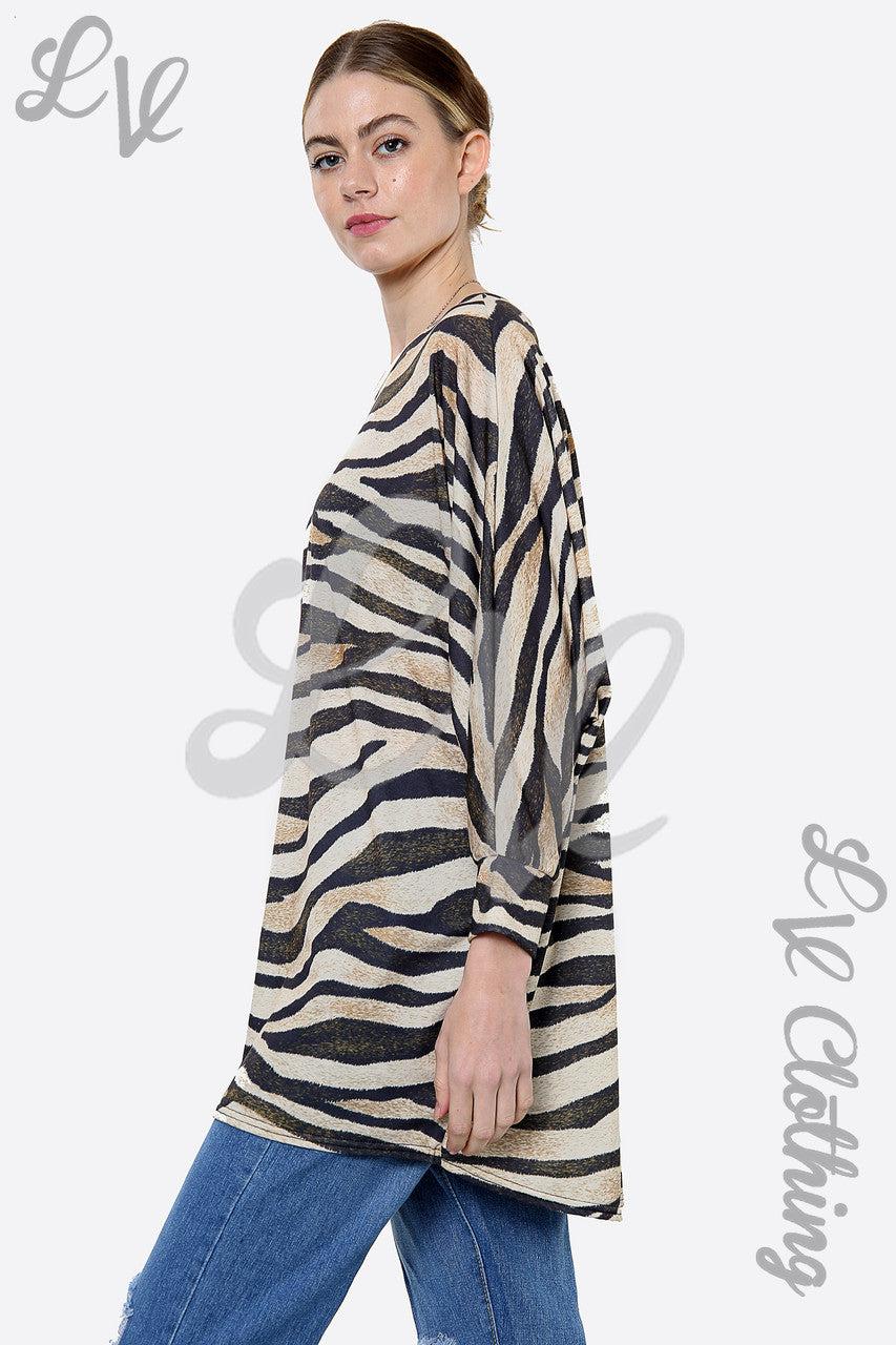 Dames Tuniek met dierenprint Prijs per stuk €8,99