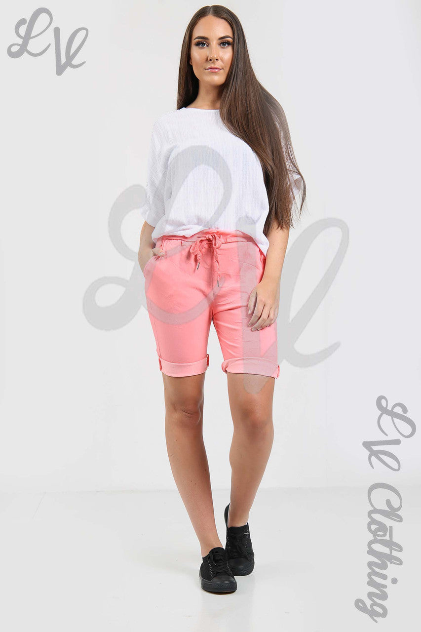 Dames Magic Shorts Coral - Prijs per stuk € 8,99