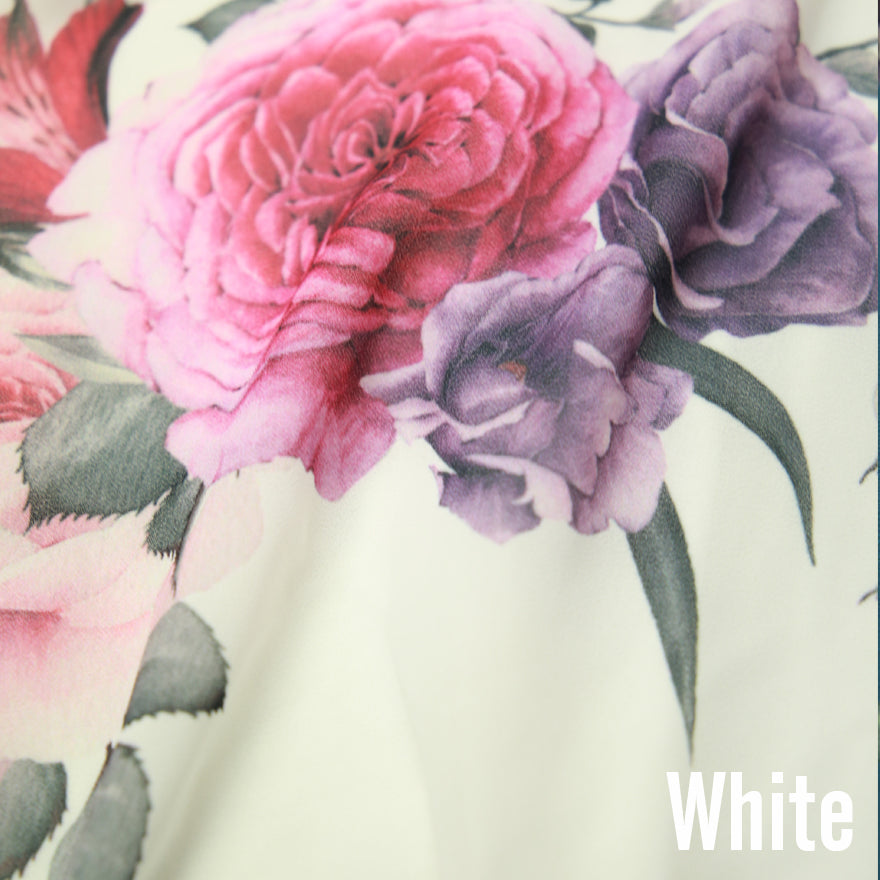 Dames Bloemen Batwing Blouse (Eén Maat 36-42) € 13,99