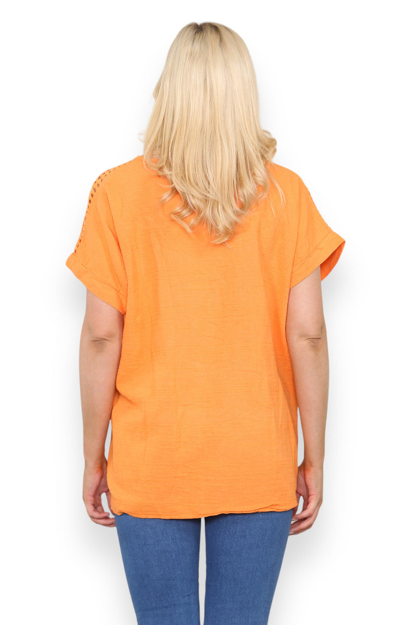 Kopie van kopie van SCHOUDERUITSPARING MET KETTING ORANJE