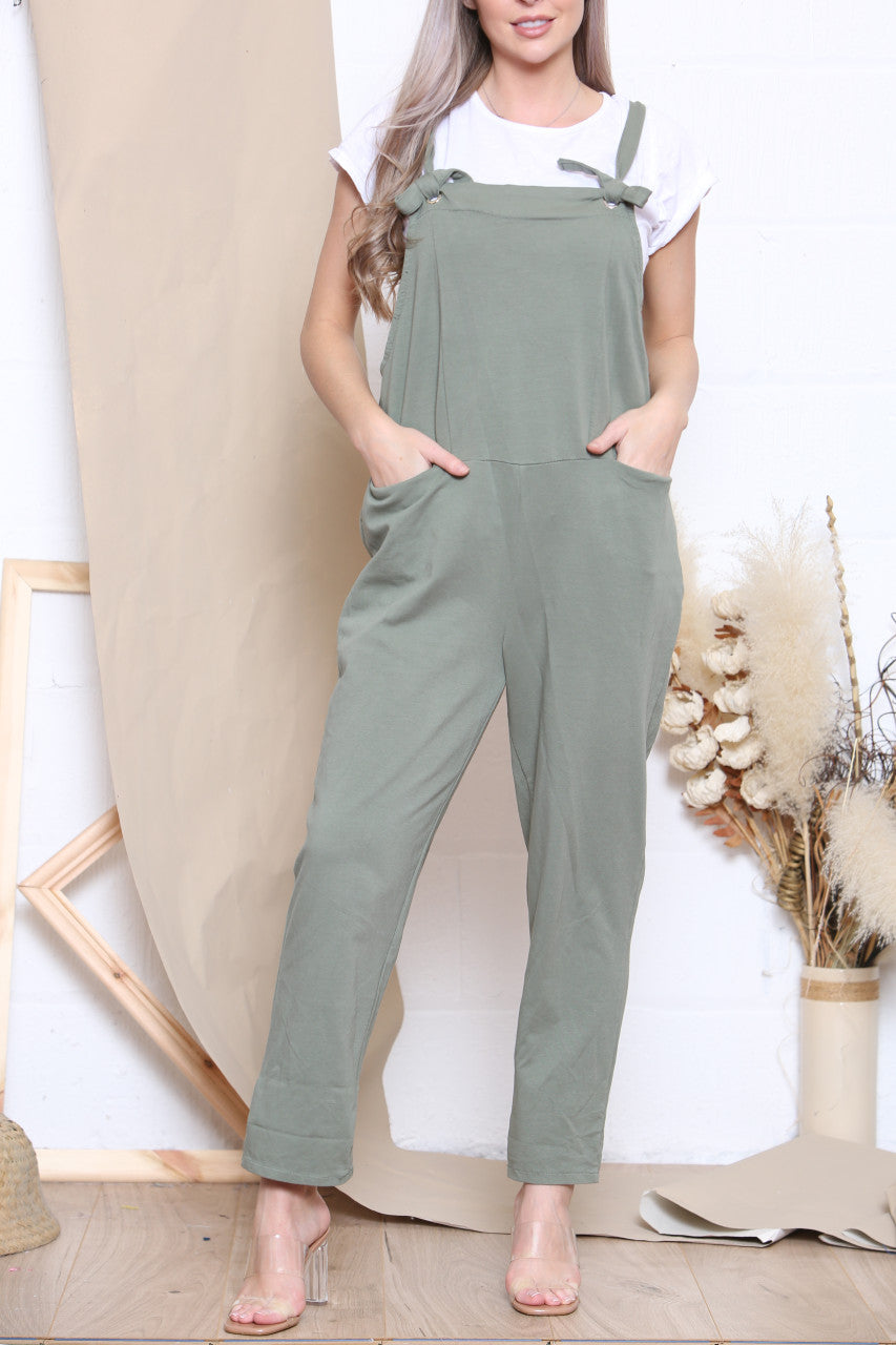EFFEN TUINBROEK & T-SHIRT - KHAKI