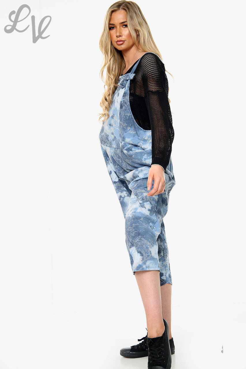 Dames Acid Wash Denim Salopette Prijs per stuk €11,99