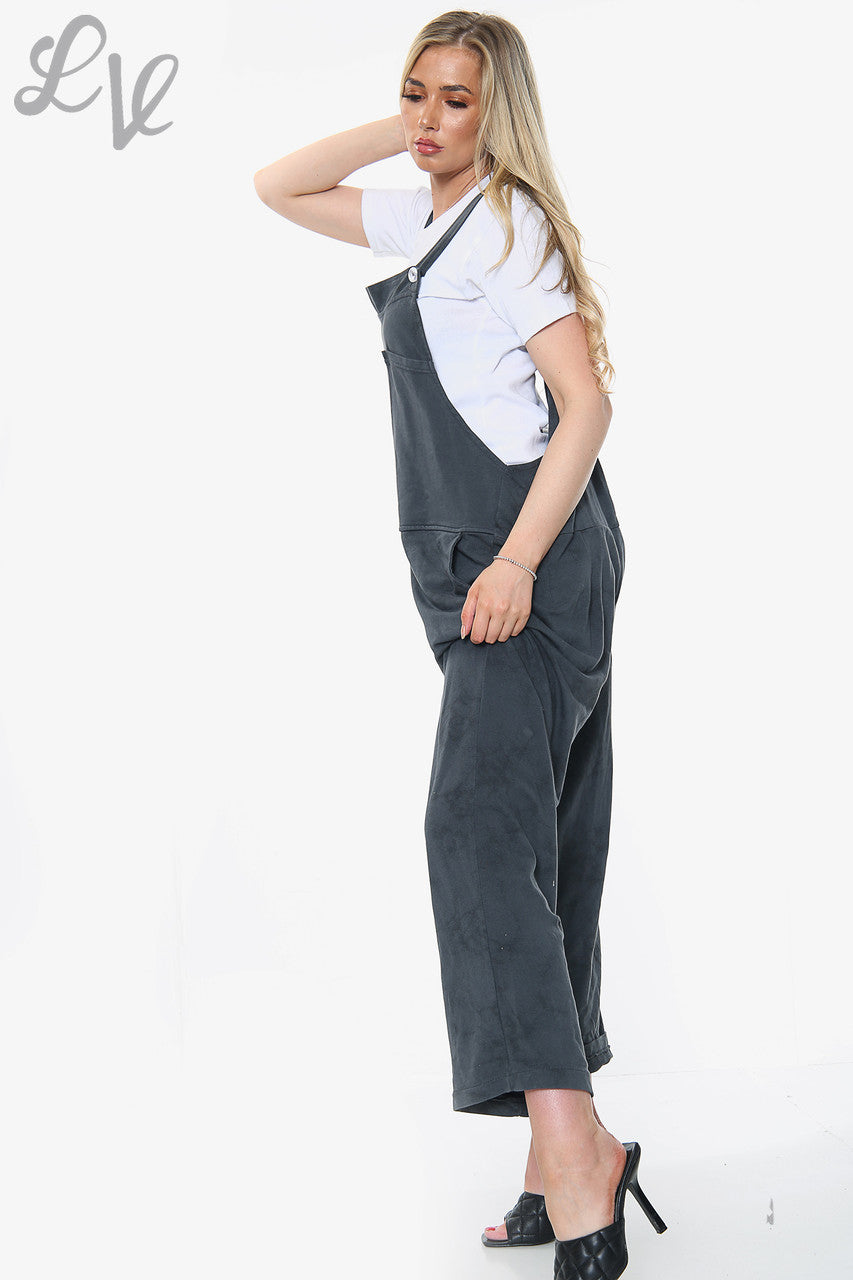 Ladies Printed Dungarees Navy Unit Price £15.99