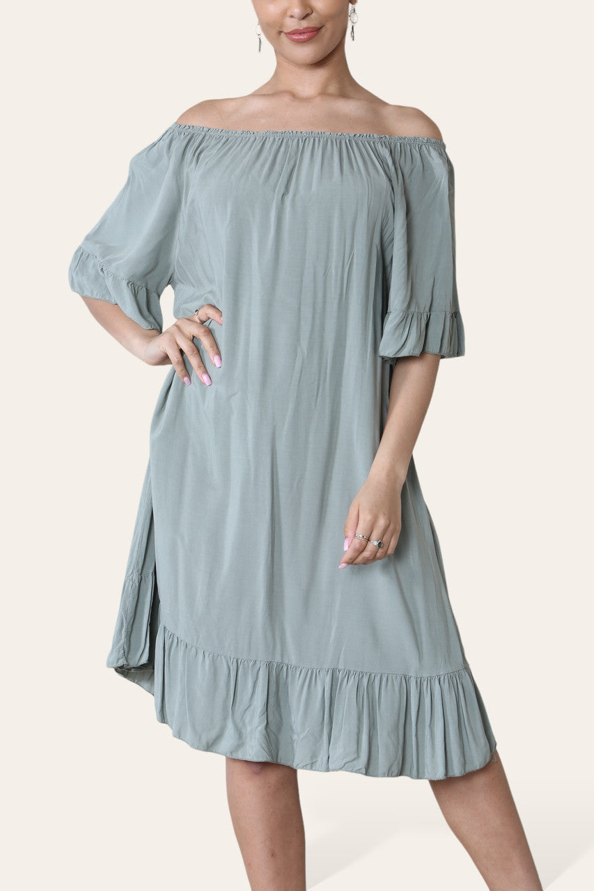 EFFEN BARDOT JURK KAKI