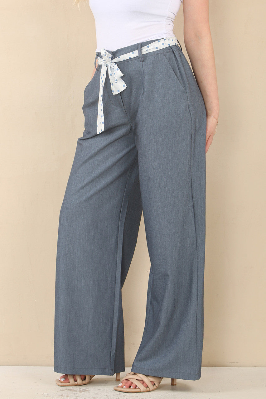 POLKA DOT KOSTUUM SET - DENIM