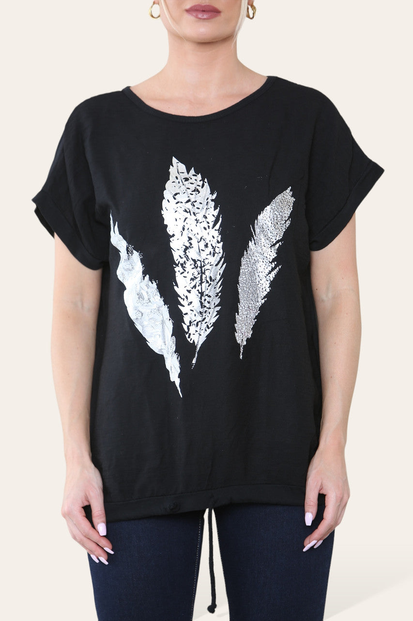 VEREN FOLIE BOOM TOP ZWART