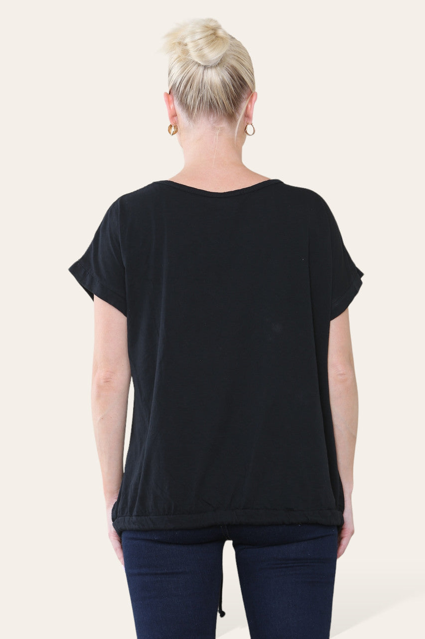 VEREN FOLIE BOOM TOP ZWART