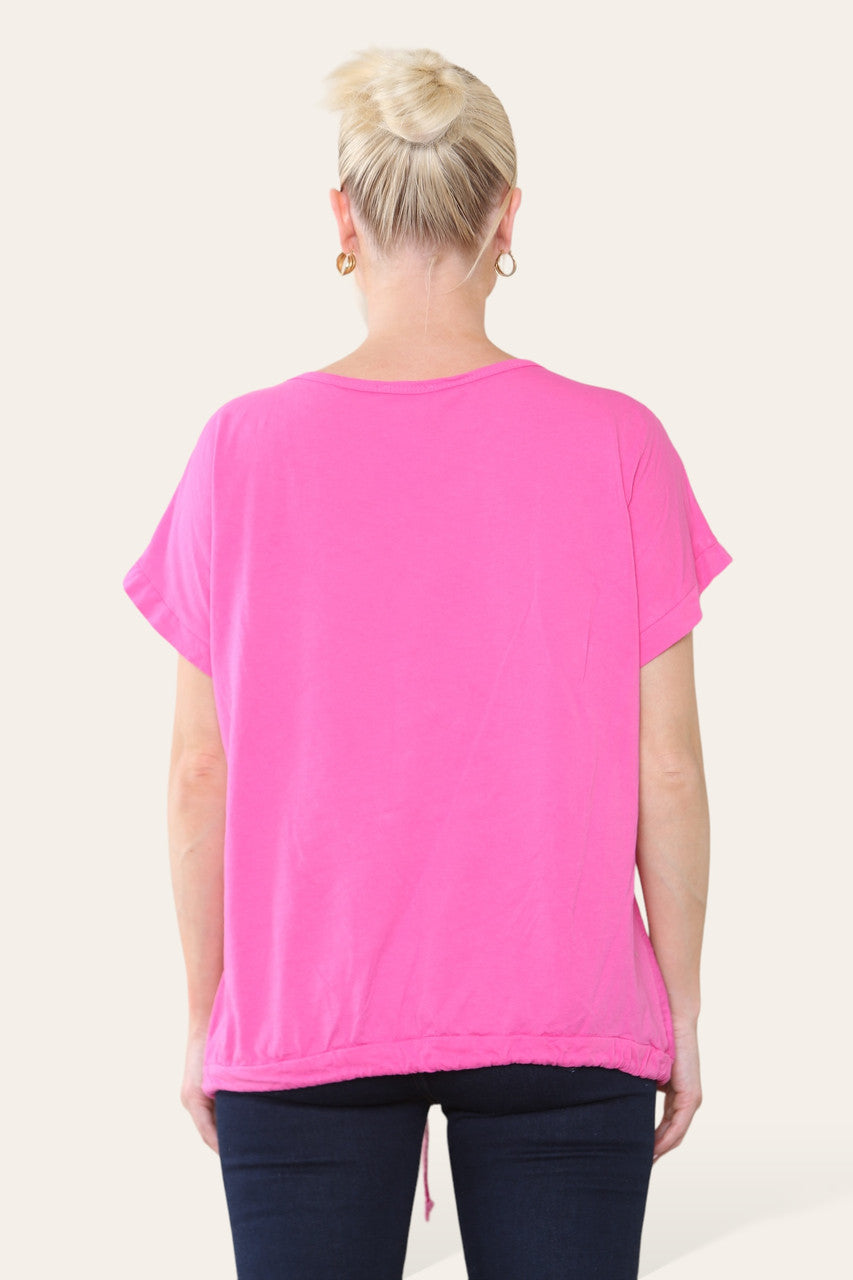 FEATHER FOLIE GRAPHIC TOP KERSROOD