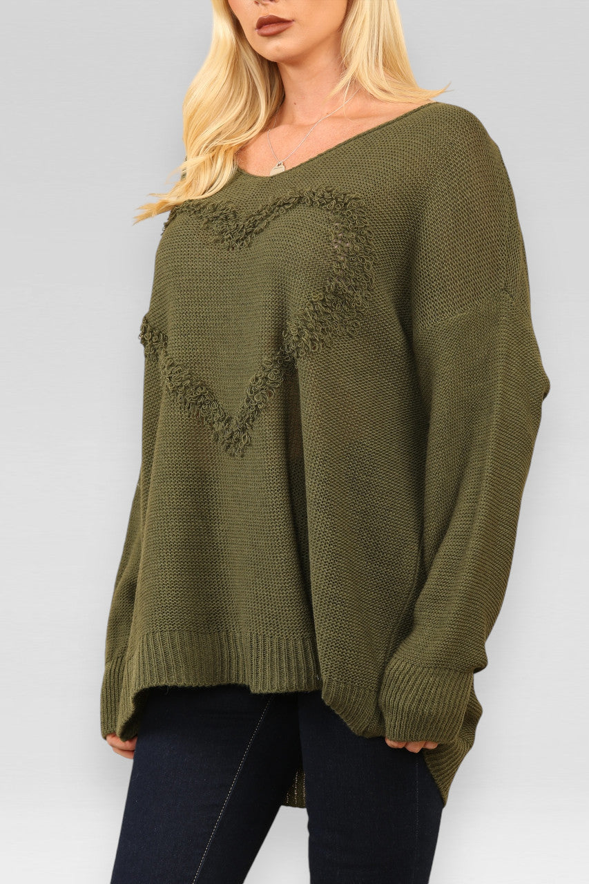 GETUFTE HART TRUI KHAKI