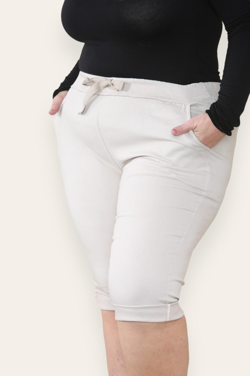 EFFEN ELASTIEKE MAGISCHE STRETCH STIJL SHORT STONE