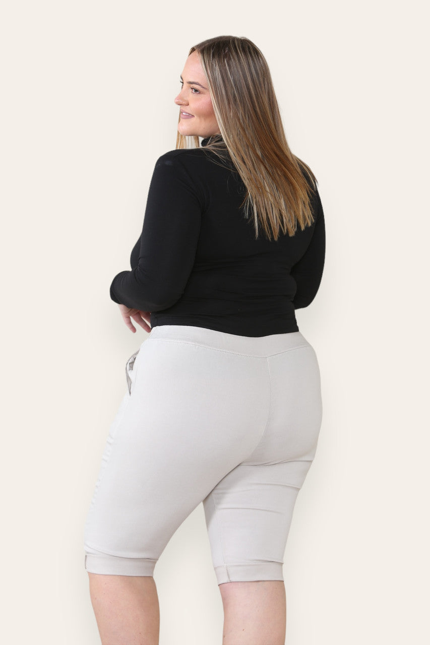 EFFEN ELASTIEKE MAGISCHE STRETCH STIJL SHORT STONE