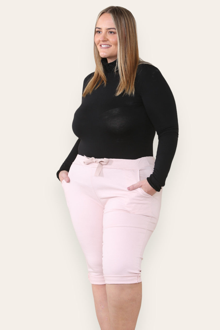 EENVOUDIGE ELASTISCHE MAGISCHE STRETCH SHORTS STOFROZE