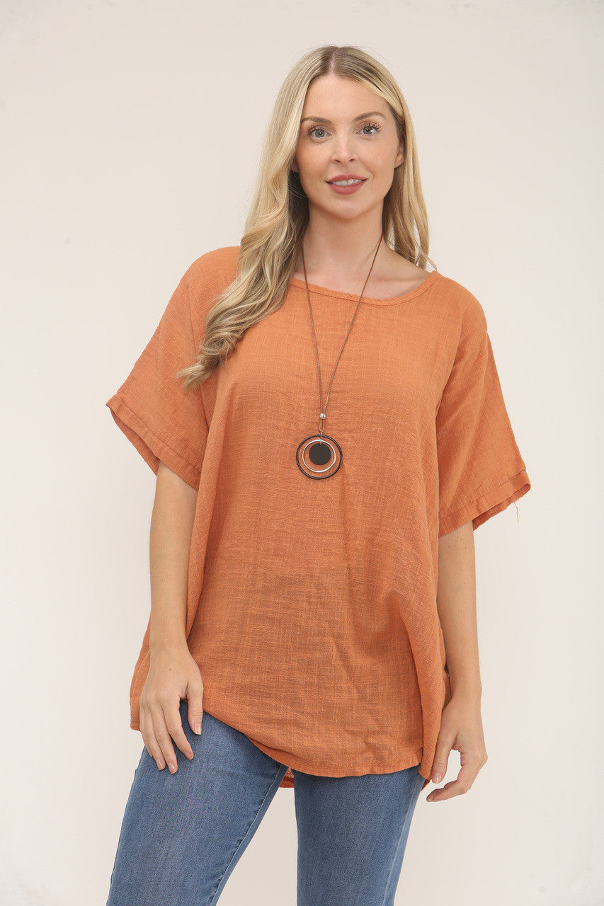 CROCHET TOP MET OPEN RUG - ROEST
