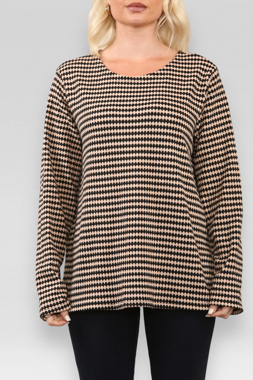 DOGTOOTH PRINT TRUI STEEN